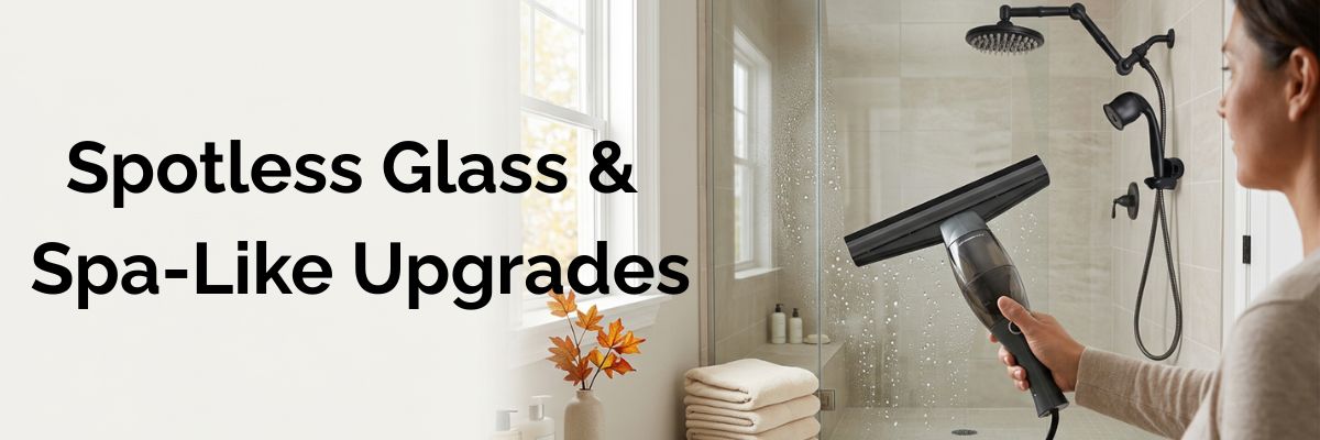 Guest Bathroom Glow-Up: Spotless Glass & Spa-Like Upgrades Before Family Arrives