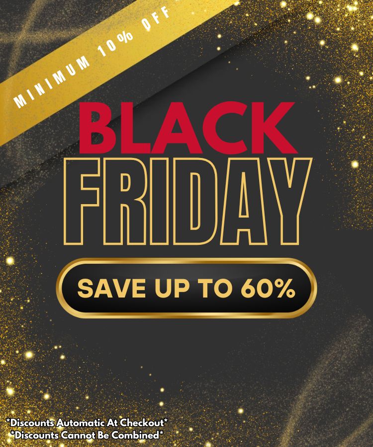 Mobile banner for Black Friday Sale with up to 60% off