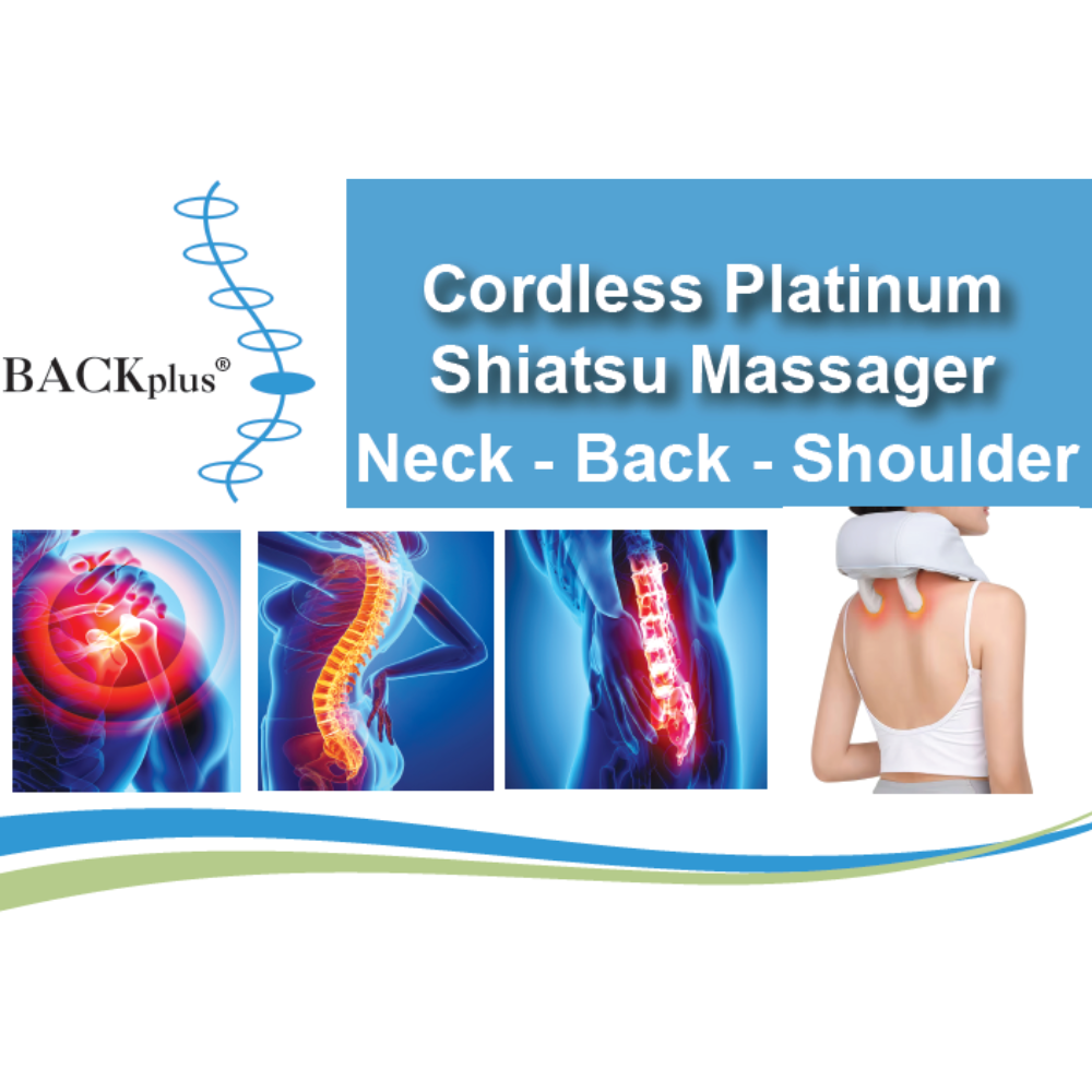 Backplus® Cordless Platinum Shiatsu Massager