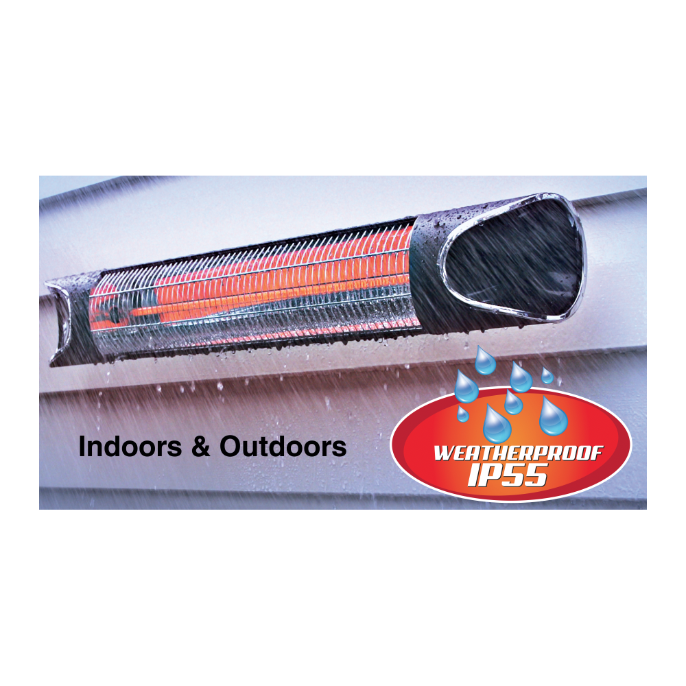 TIVA SWING Electric Infrared Indoor/Outdoor Electric Heater with remote 1500W Space Heater TIVA