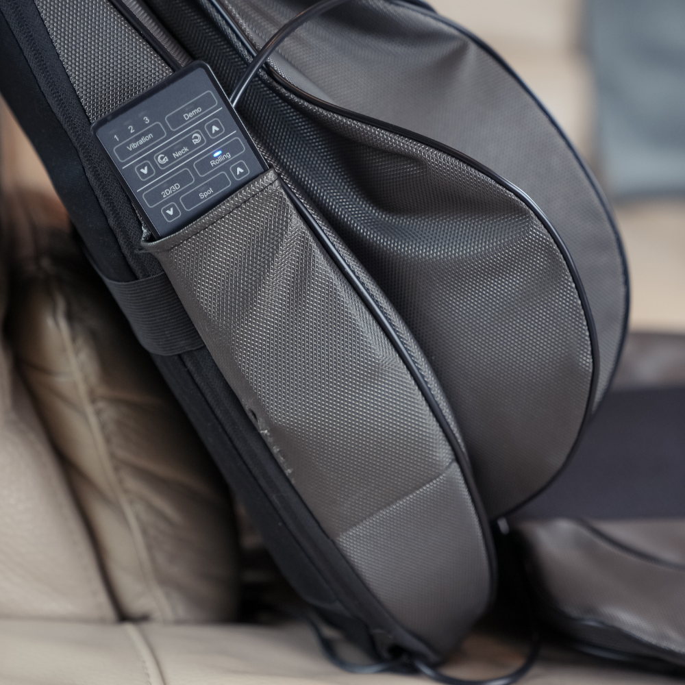 BACKplus® Shiatsu Neck and Back Massager With Air Compression remote