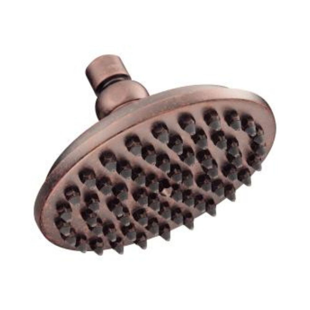 Mounted ShowerMe® Shower Head in Oiled Copper