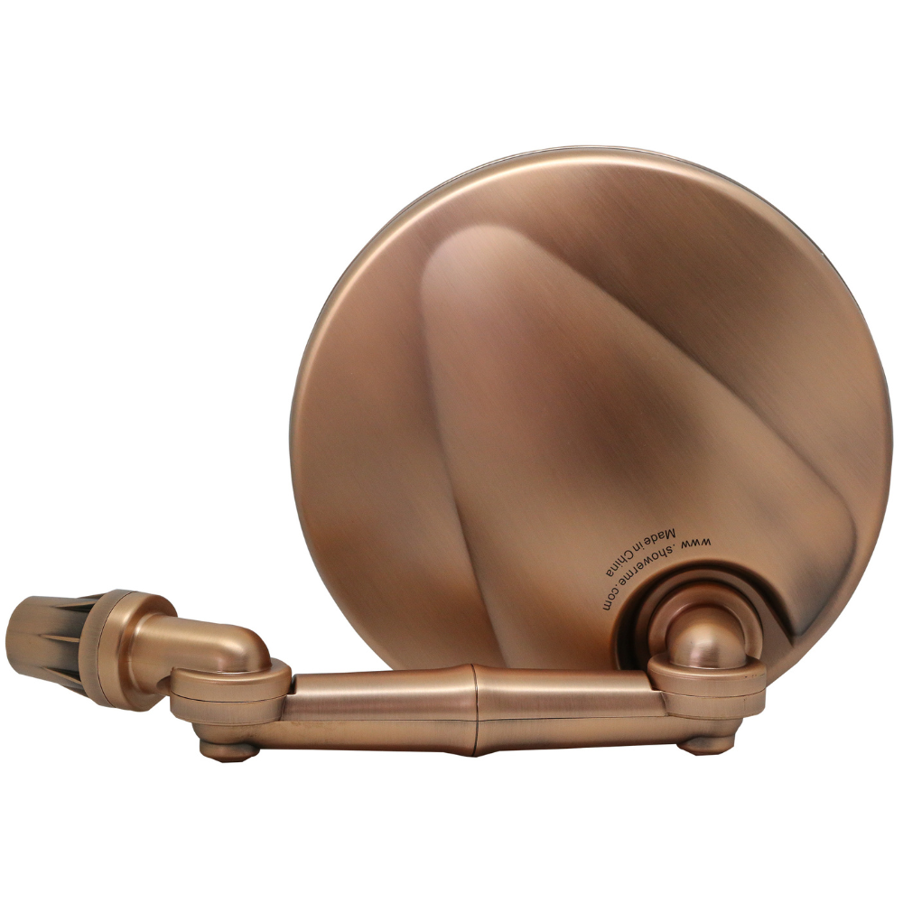 Back of ShowerMe® Shower Head Oiled Copper