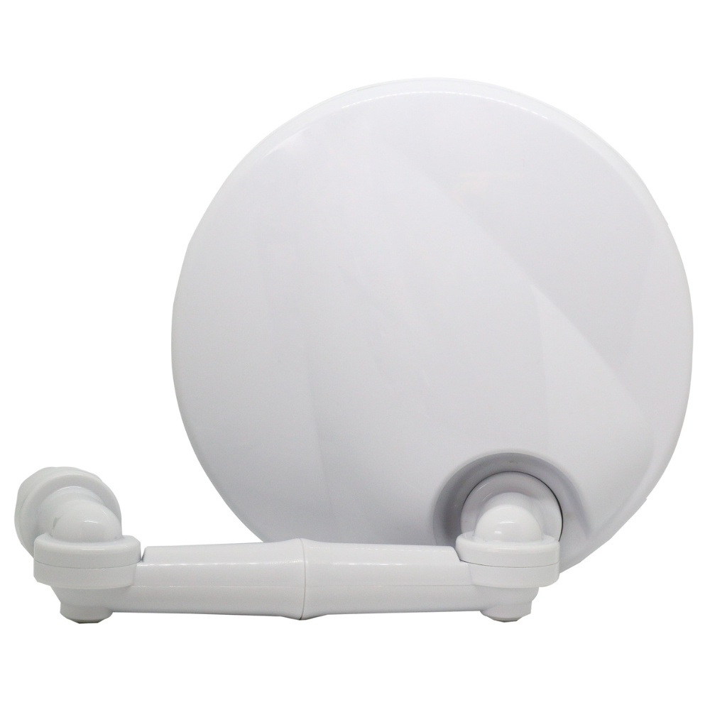 Back of ShowerMe® Shower Head in white