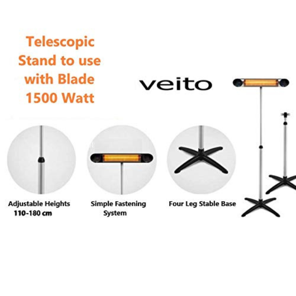 Veito Stand - Optional Heater Stand features