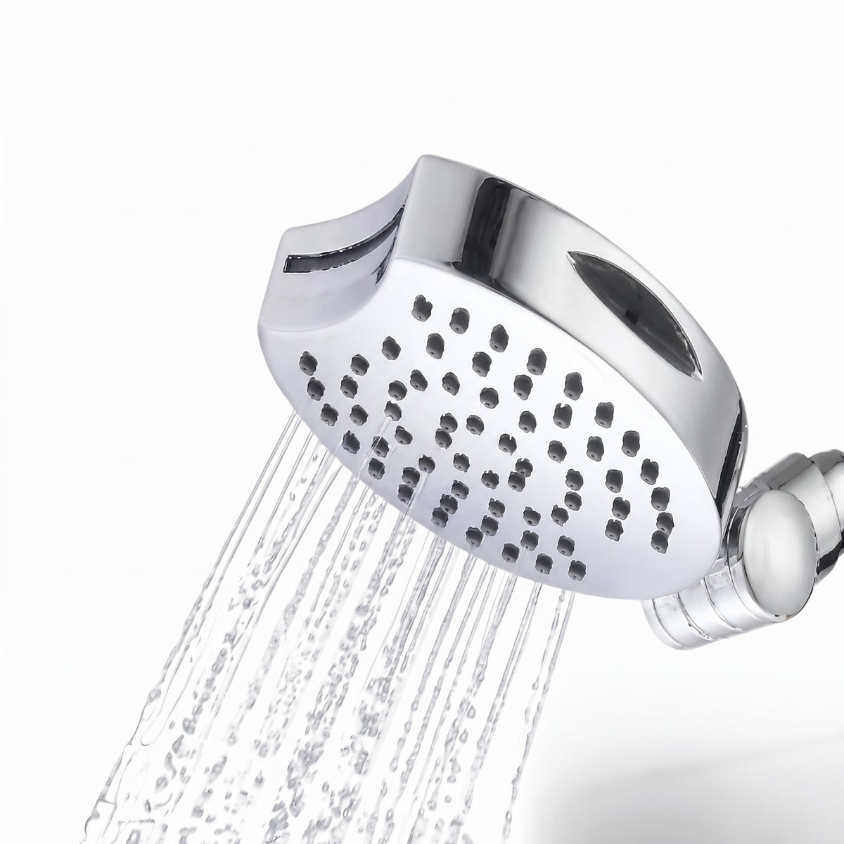 AquaJet Showerhead full spray setting on white background