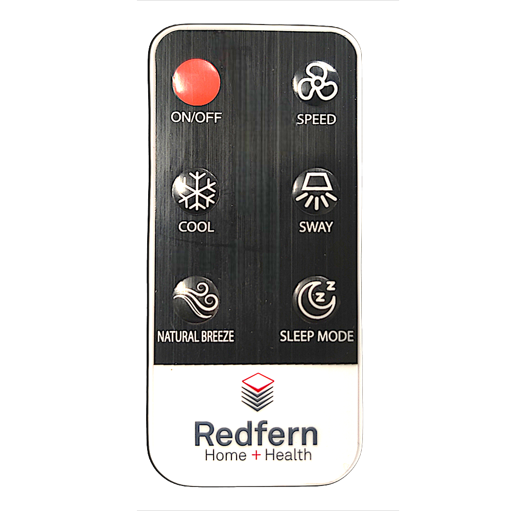 iQ Pure Breeze Air Cooler 10EX Remote showing modes and settings