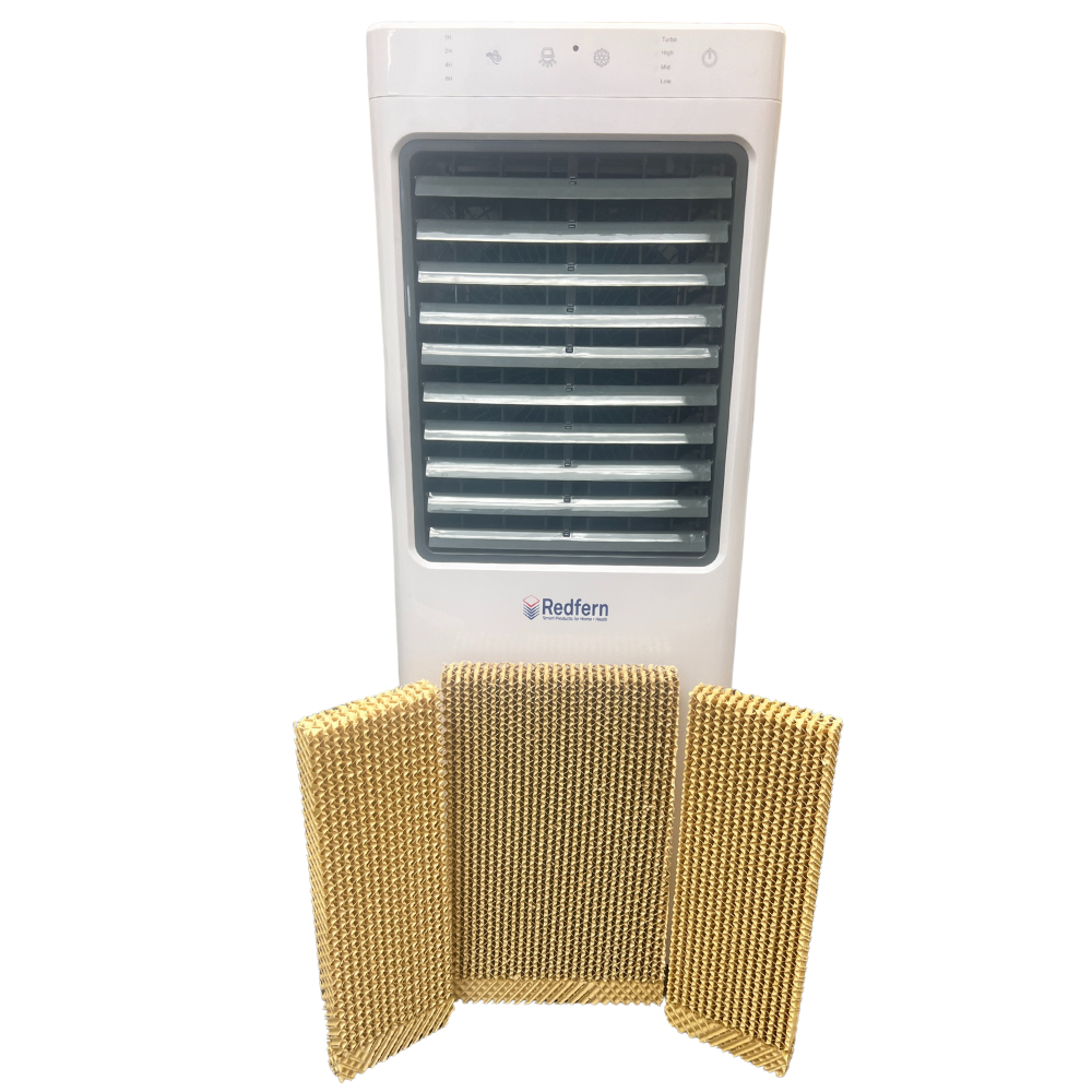 iQ Pure Breeze 14 Cooling Pad replacement in front of cooler. Evaporative Cooler is not included