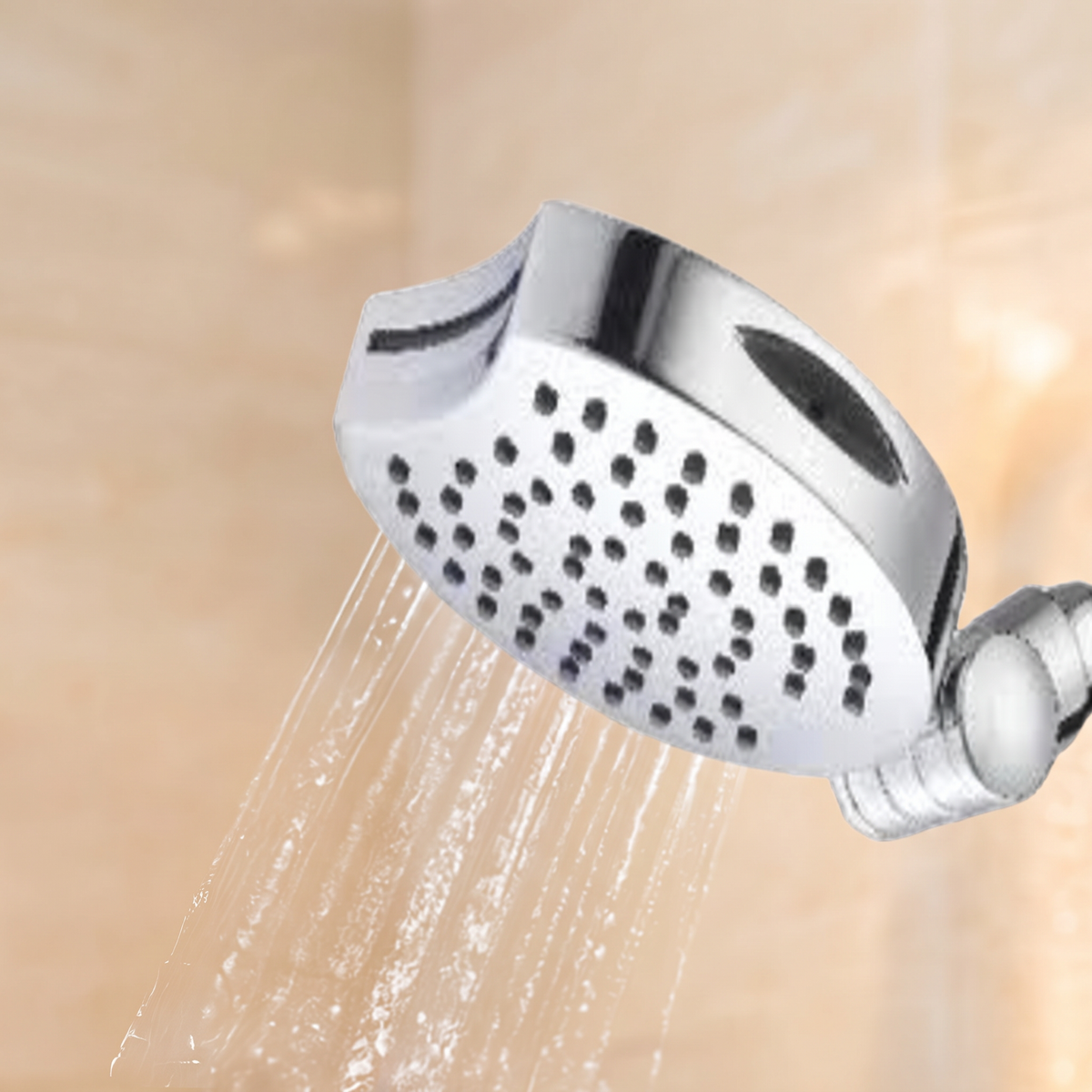 AquaJet Showerhead saturating spray from the 64 face jets