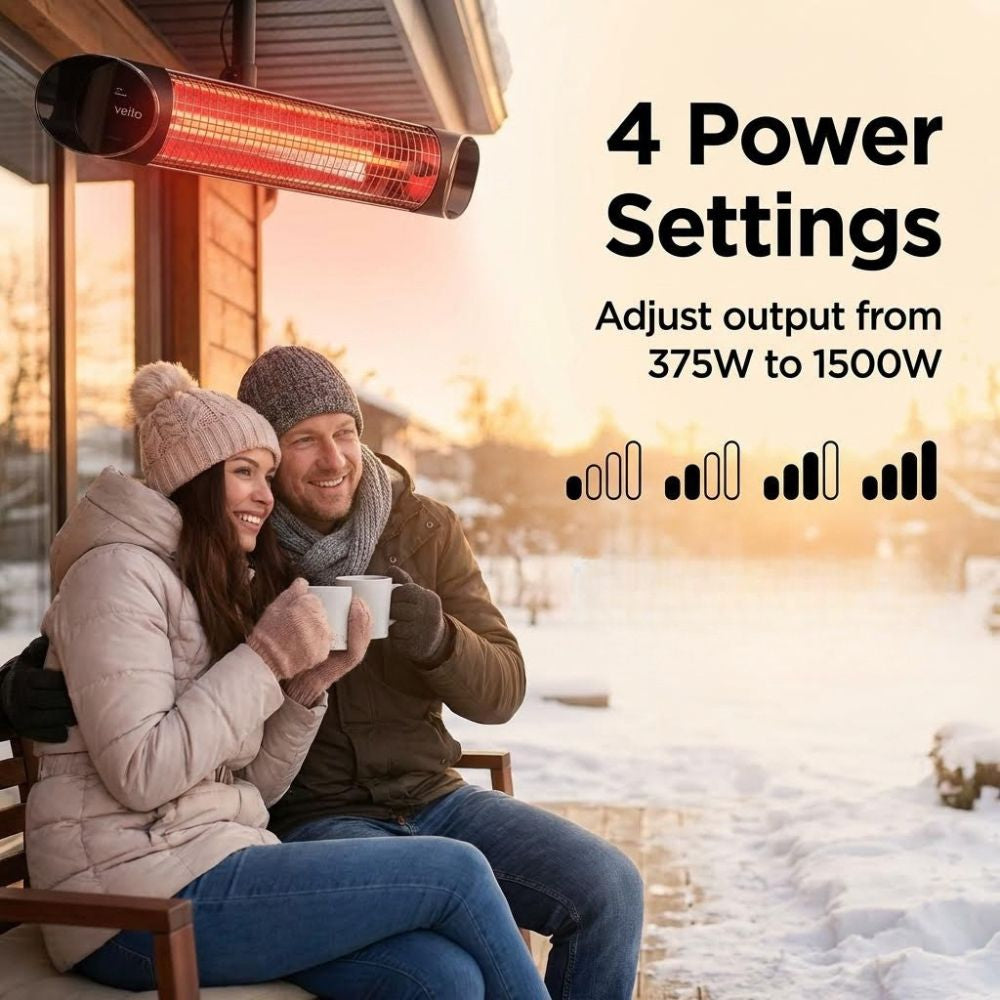 Veito Blade Heater - 4 Power settings, adjust outputs