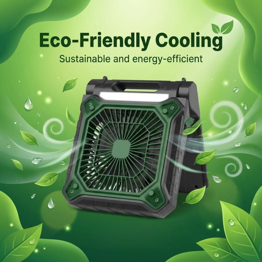 Solar Fan Portable Fan - Solar Rechargeable