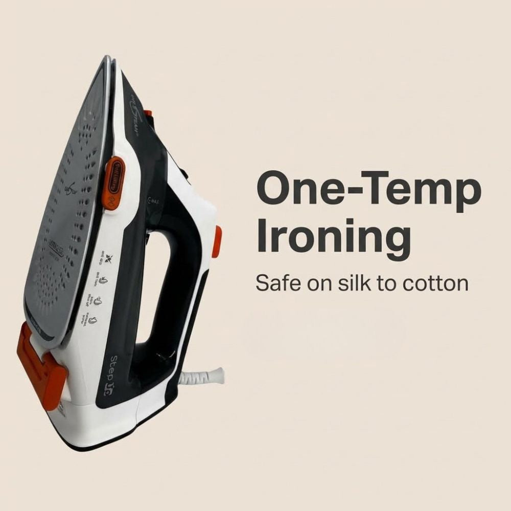Eurosteam Steam Up Iron - one temp ironing