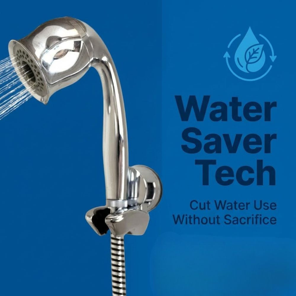 Water saver tech - ShowerMe Handheld Shower Head in chrome