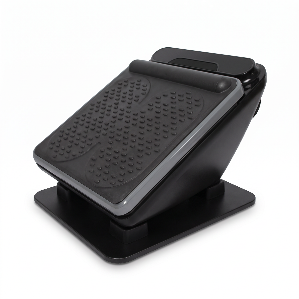 BACKplus Foot and Leg Massager with textured foot pads and angled base on white