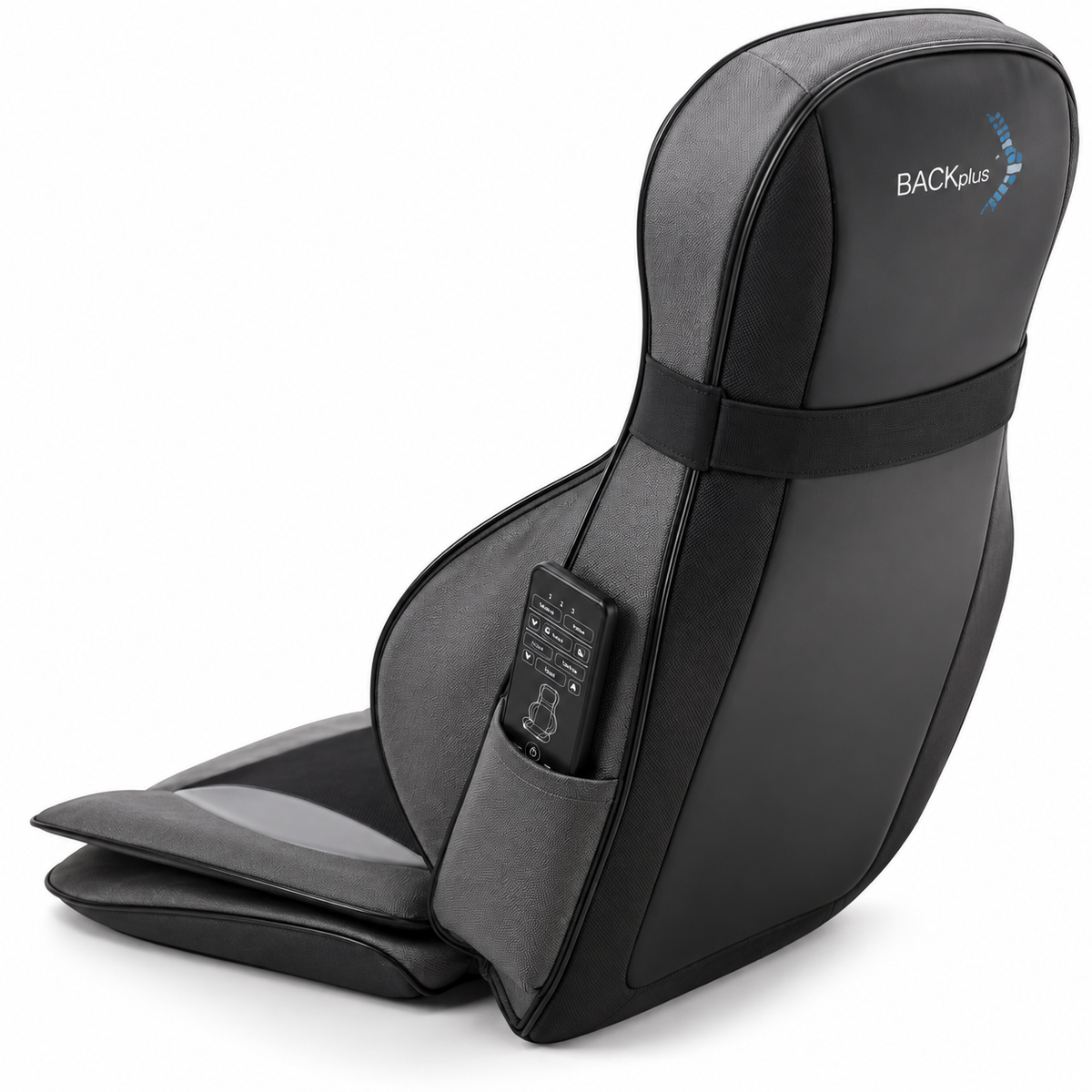 BACKplus® Shiatsu Neck and Back Massager With Air Compression Chair Cushion