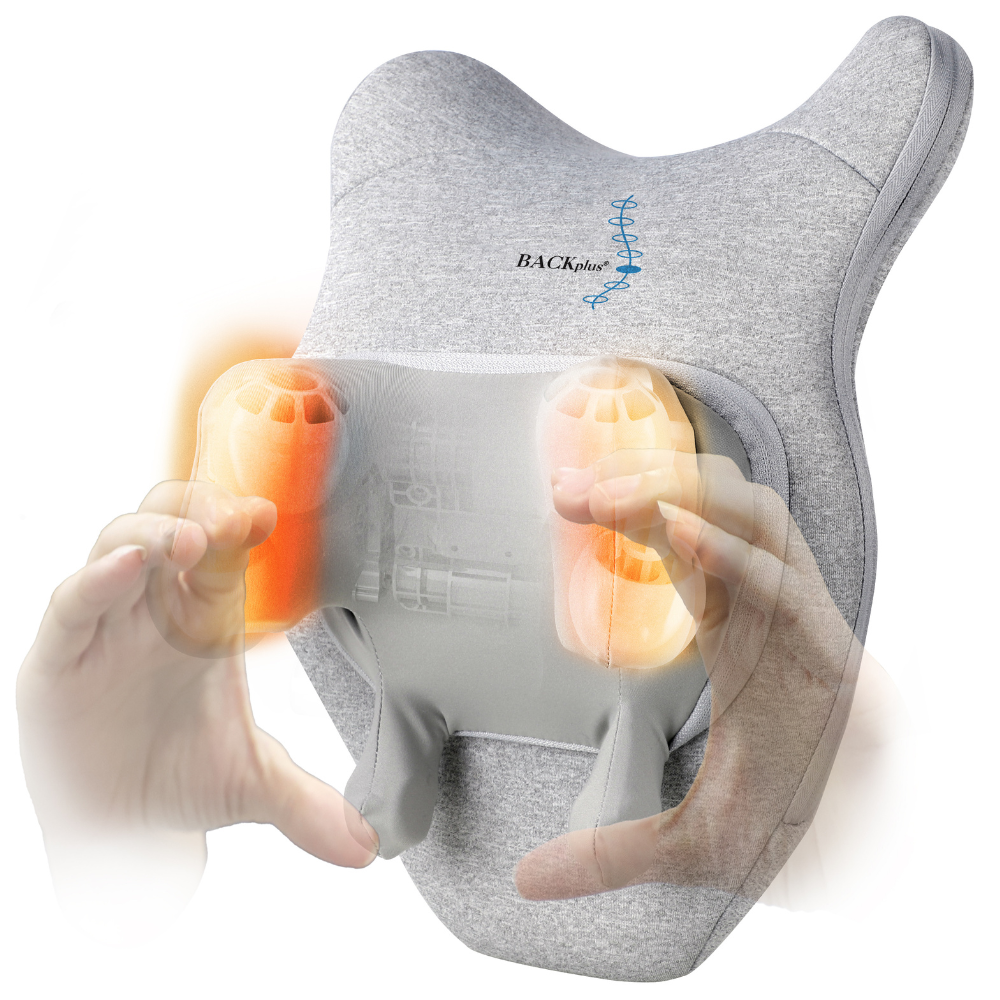 BACKplus 3D Massage Pillow kneading nodes view
