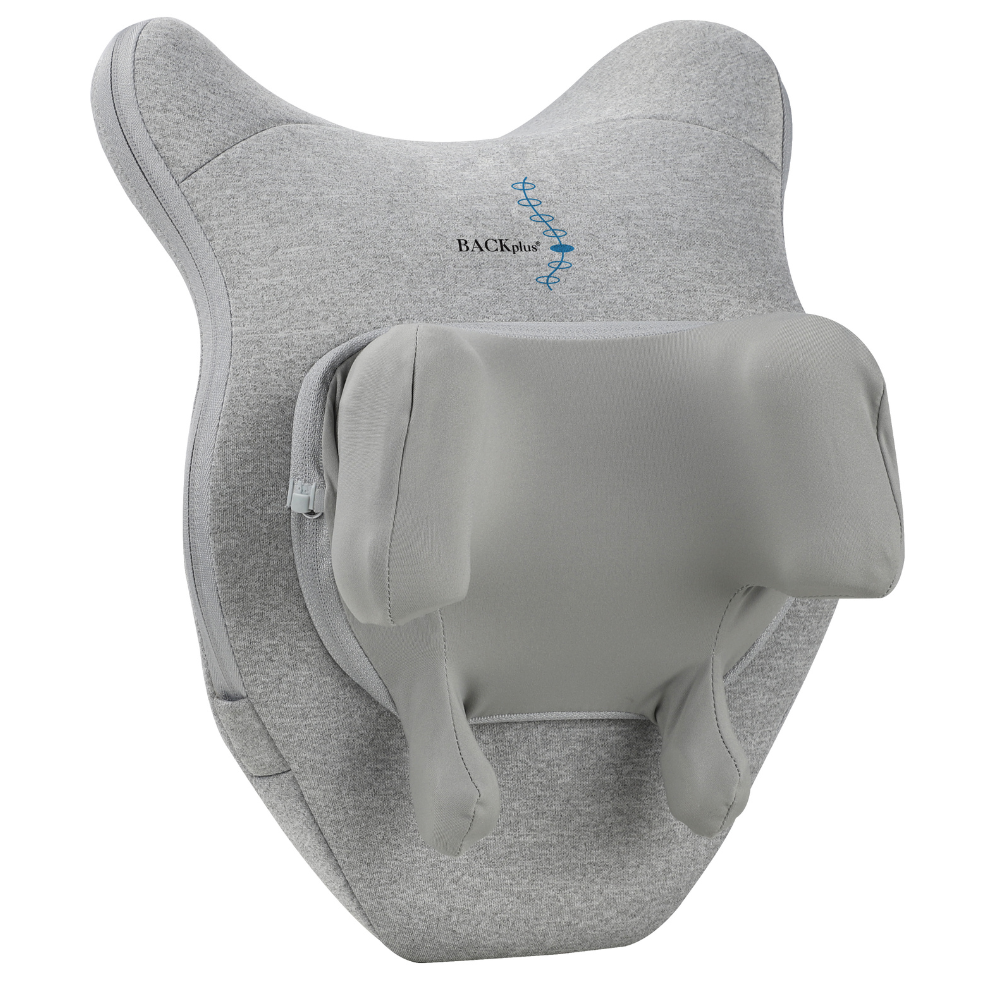 BACKplus 3D Massage Pillow from side on white background