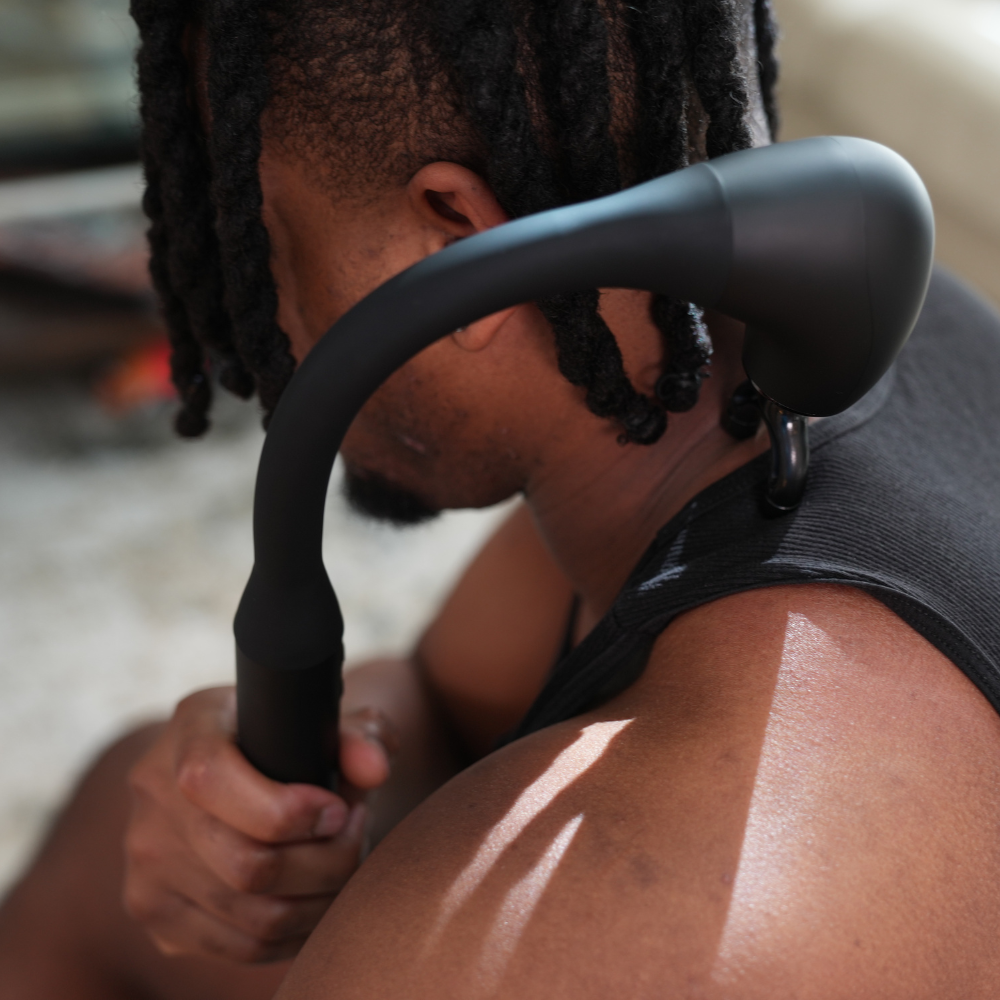 BACKplus® Hammer Massager BACKplus for shoulder and neck pain relief.