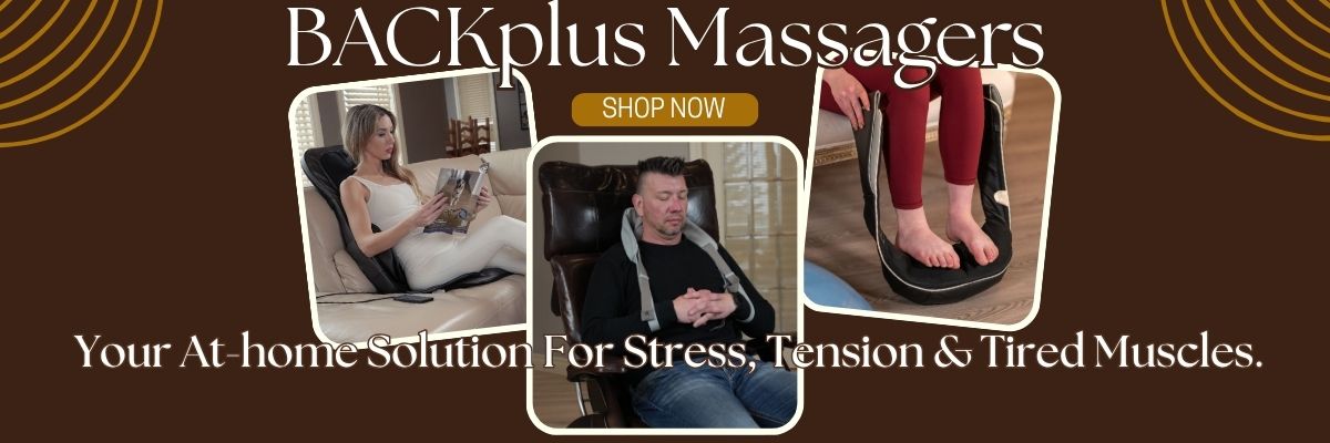 Backplus Massagers being used in various settings