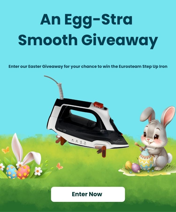 An egg-stra smooth giveaway - enter to win a Eurosteam Step Up Iron