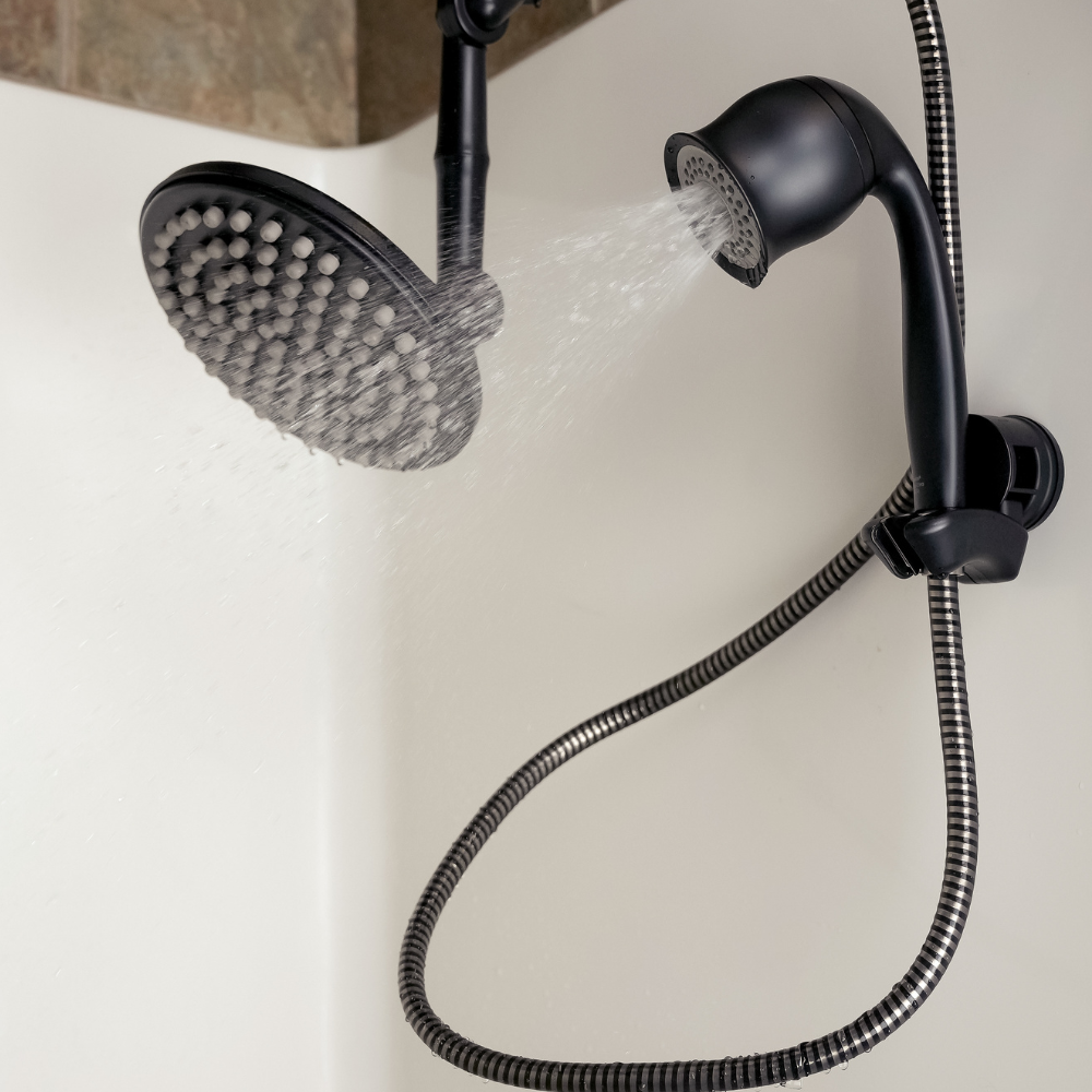 ShowerMe® Handheld Shower Head Black Matte