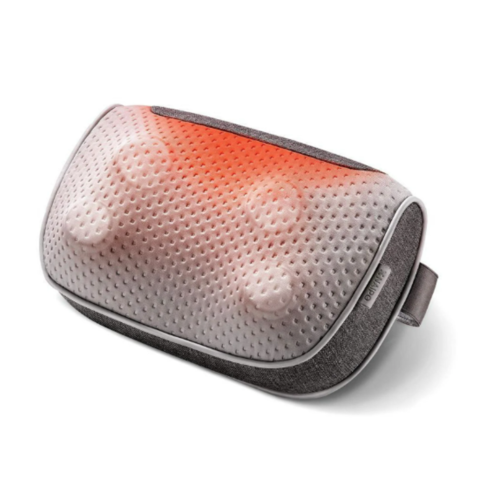 Naipo Back Massager Pillow with Heat – Deep-Kneading Shiatsu Massage for Neck, Back, and Shoulders – Portable Electric Massage Cushion for Home and Office Use.