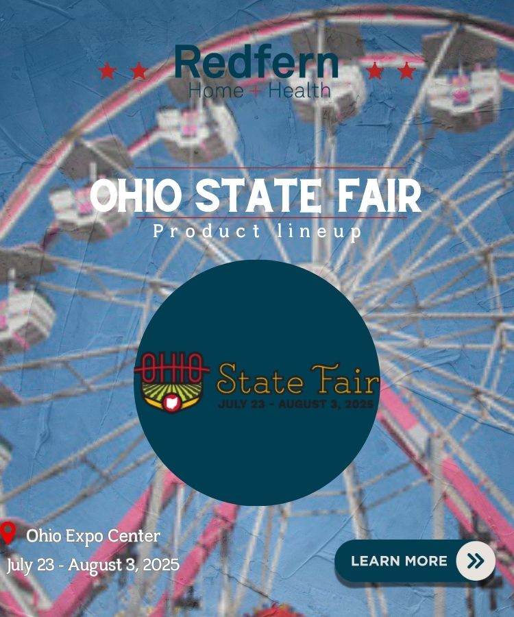 Banner with Ohio State Fair details