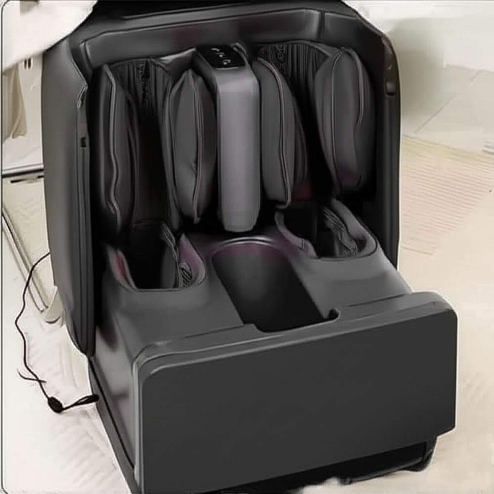 BACKplus Shiatsu Ottoman Massager open