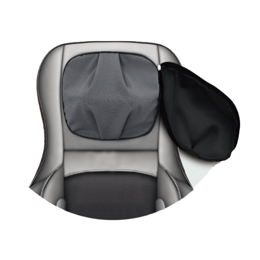 BACKplus® Shiatsu Neck and Back Massager With Air Compression Chair Cushion