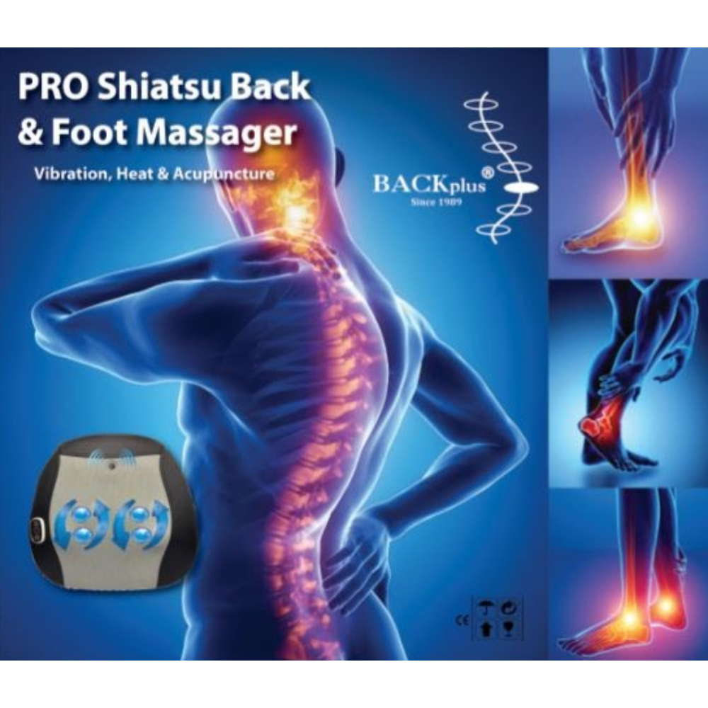 BACKPlus® Shiatsu Back and Foot Massager