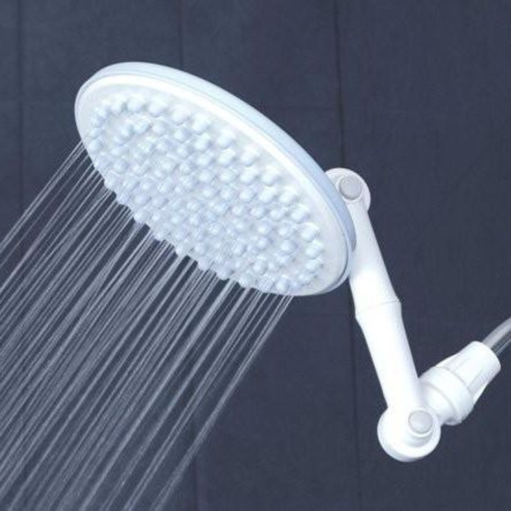 ShowerMe® Shower Shower Rain Shower Head in White