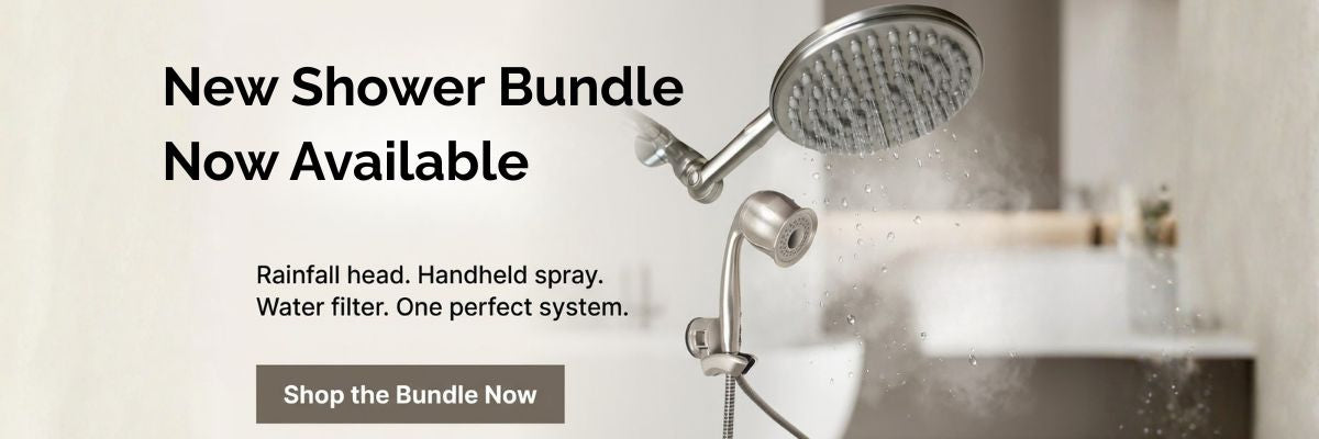 Banner for a new ShowerMe Shower Head bundle