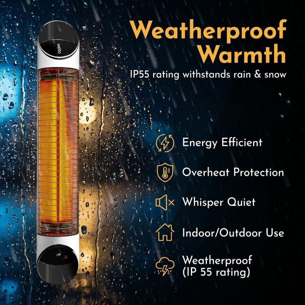 Veito® Blade S 2500W Heater Silver