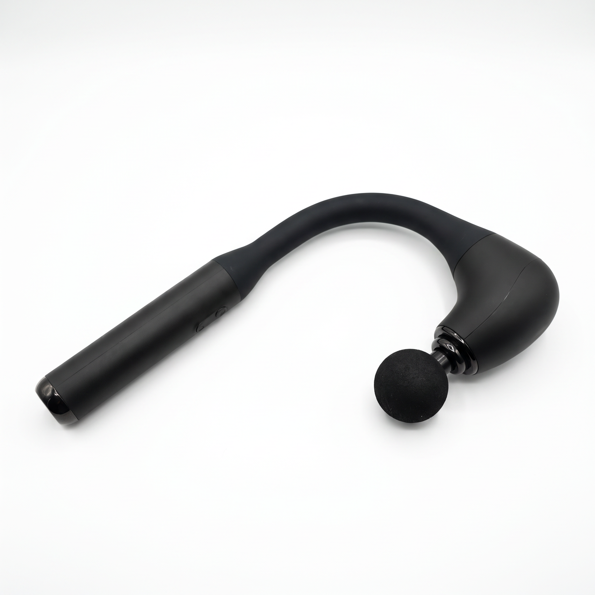 BACKplus Hammer percussion massager with extended hook handle on white background