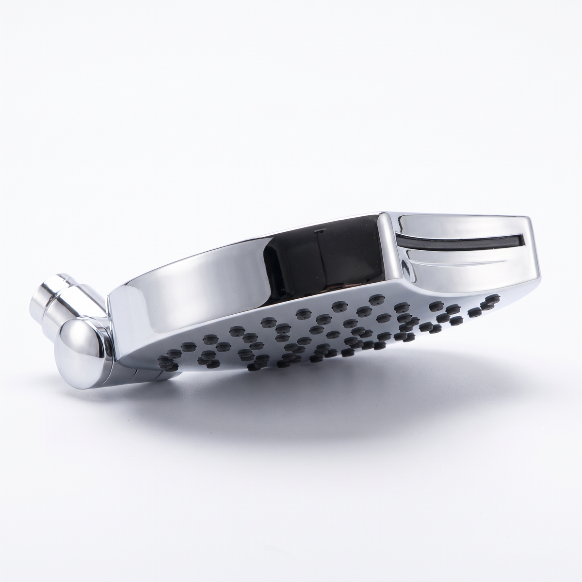AquaJet Showerhead slim side profile with swivel connector