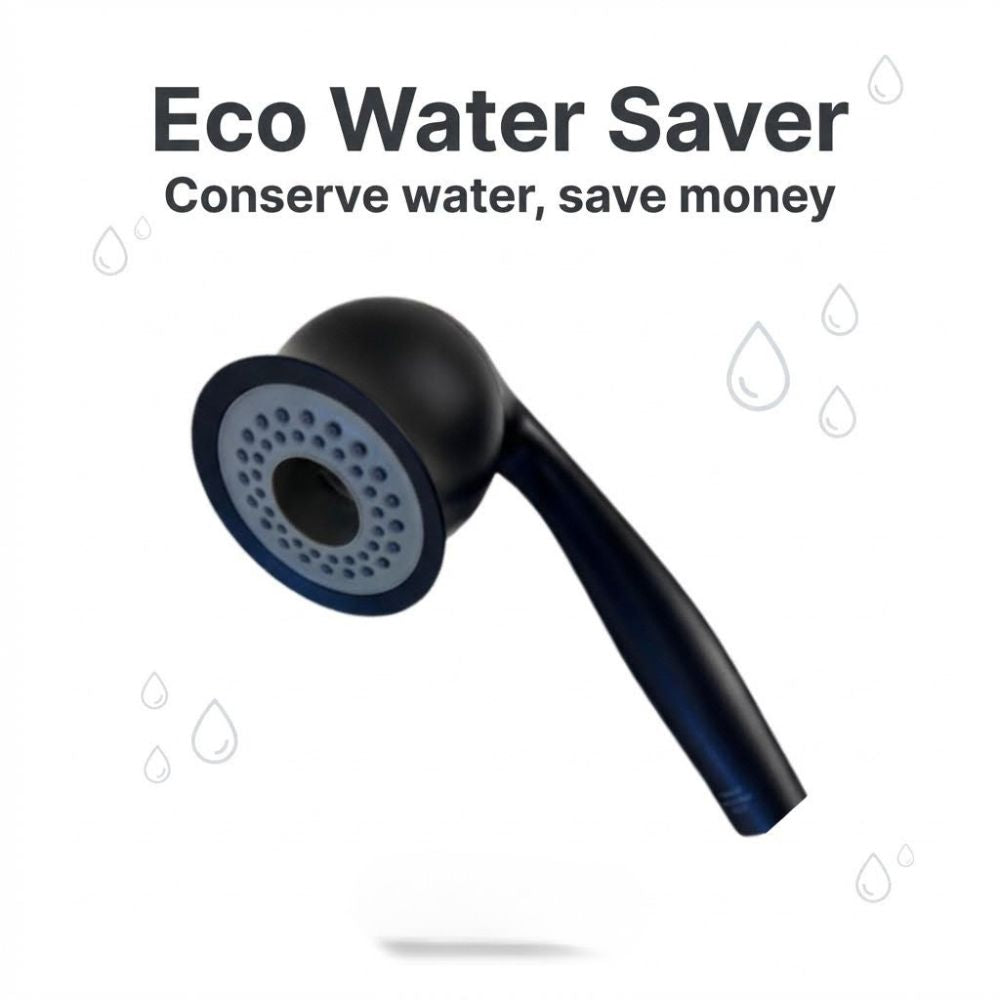 Eco Water Saver - ShowerMe Shower Head in matte blackj